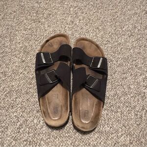 Birkenstock Arizona Soft Suede Black  Sandals